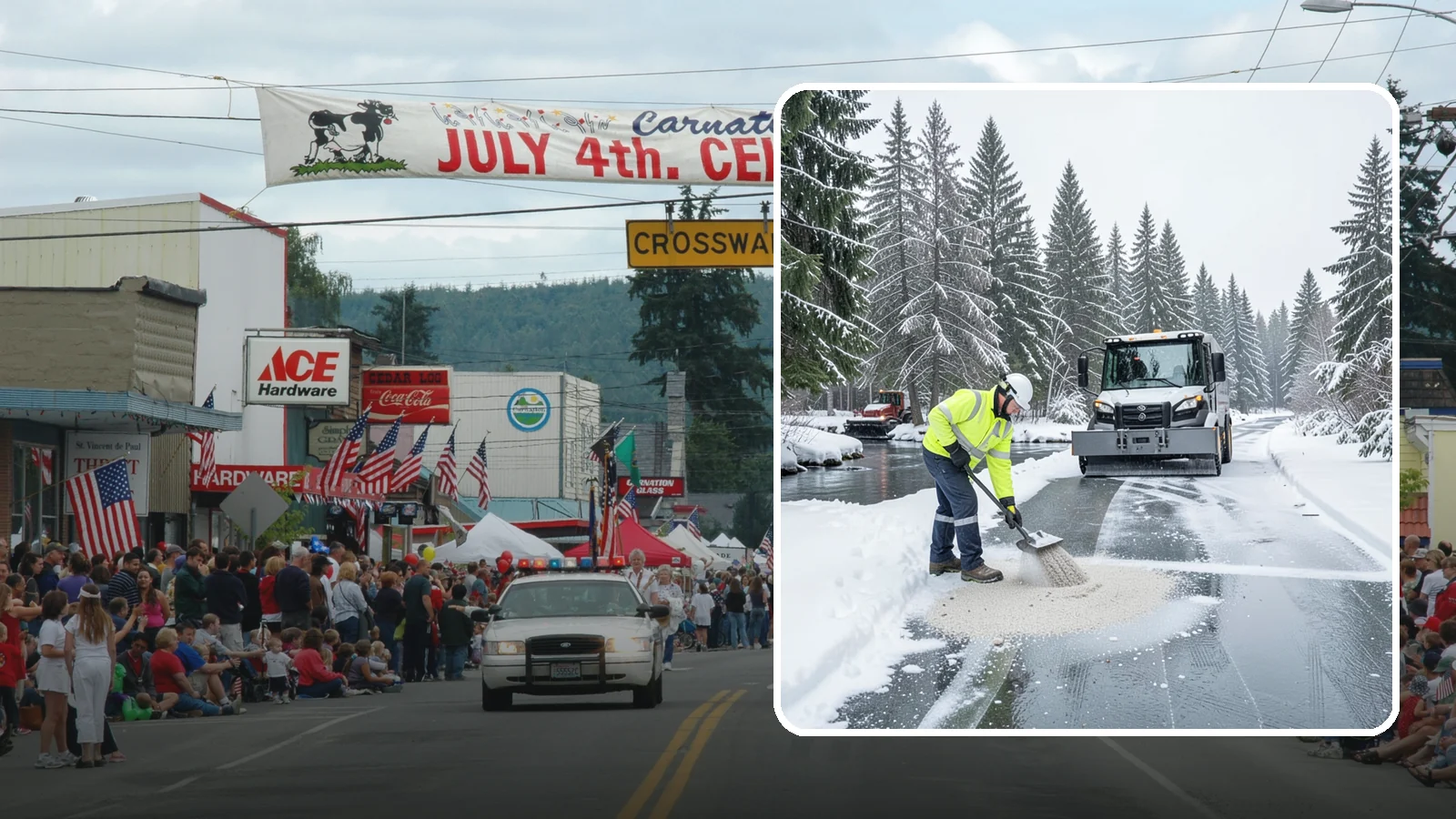 Eco-Friendly Deicing in Carnation, King County, WA - Eco-friendly deicing clears ice while minimizing runoff into the streams, wetlands, and Puget Sound waters that define our region.