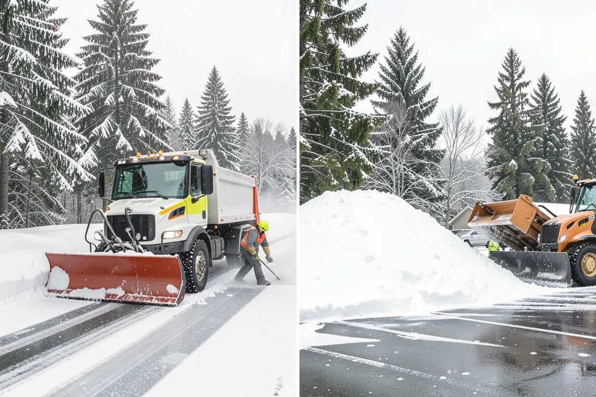Eco-Friendly Deicing in Carnation, King County, WA - Pretreat surfaces with brine to reduce total material