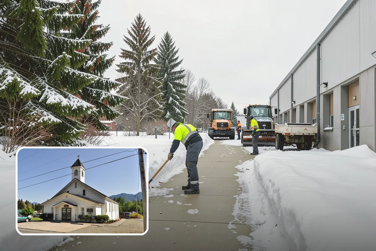 Eco-Friendly Deicing in Concrete, Skagit County, WA - Reduces chloride runoff to creeks and the Sound