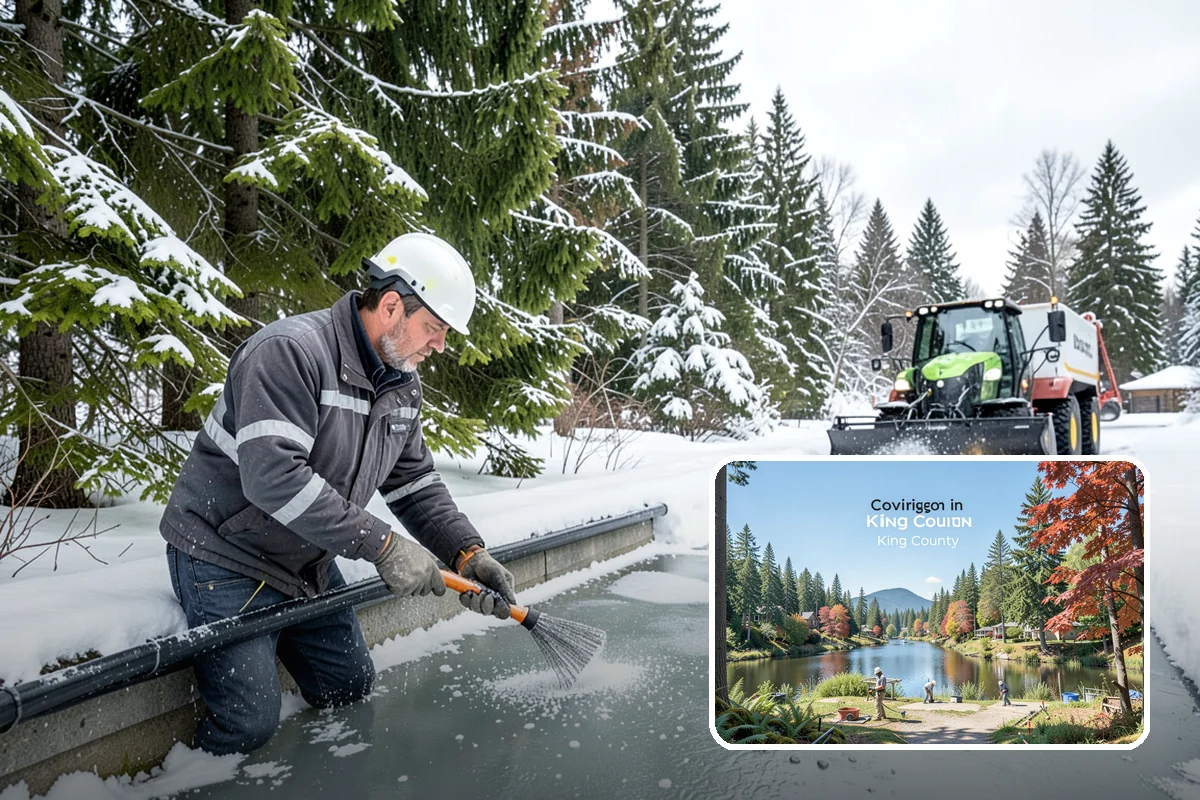 Eco-Friendly Deicing in Covington, King County, WA - Reduces chloride runoff to creeks and the Sound