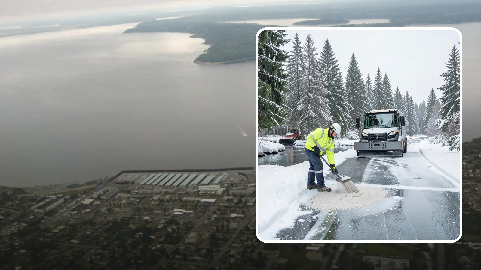 Eco-Friendly Deicing in Des Moines, King County, WA - Eco-friendly deicing clears ice while minimizing runoff into the streams, wetlands, and Puget Sound waters that define our region.