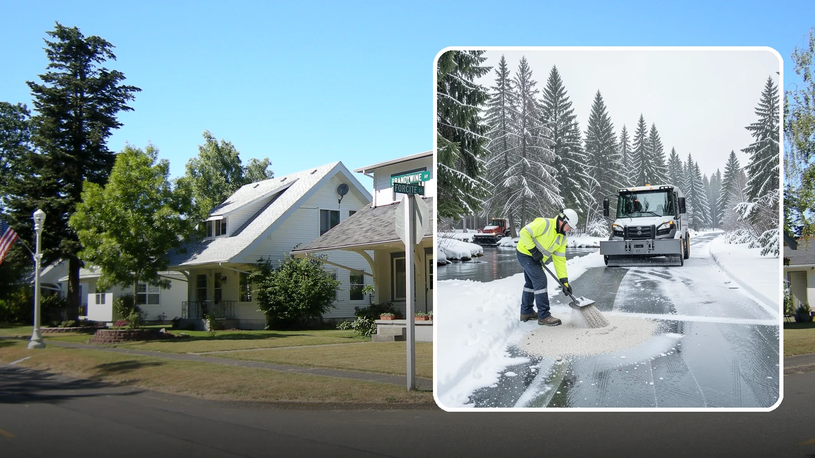 Eco-Friendly Deicing in DuPont, Pierce County, WA - Eco-friendly deicing clears ice while minimizing runoff into the streams, wetlands, and Puget Sound waters that define our region.