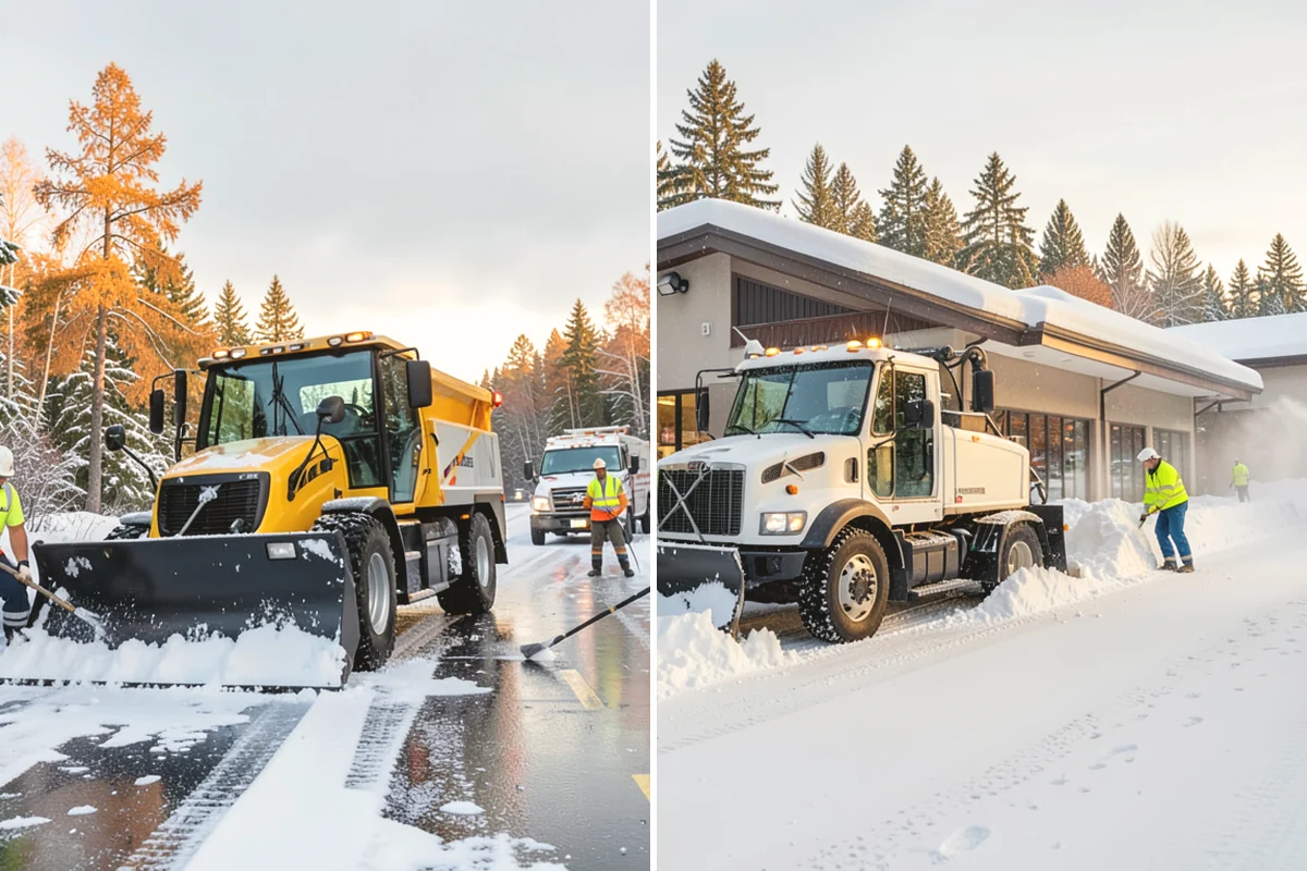 Eco-Friendly Deicing in Duvall, King County, WA - Pretreat surfaces with brine to reduce total material
