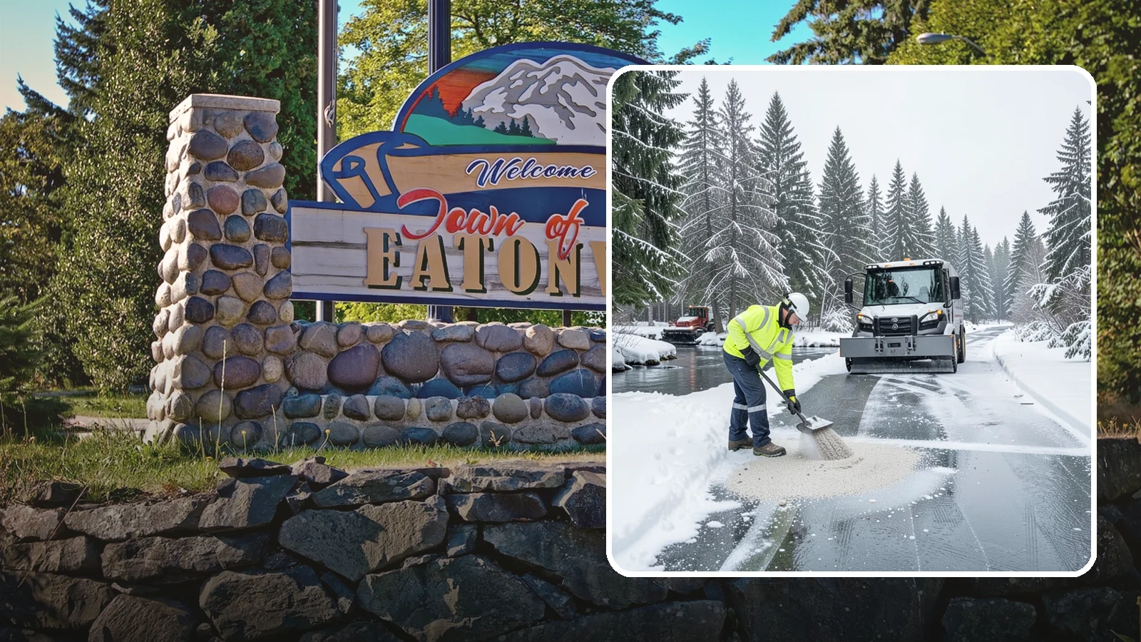 Eco-Friendly Deicing in Eatonville, Pierce County, WA - Eco-friendly deicing clears ice while minimizing runoff into the streams, wetlands, and Puget Sound waters that define our region.