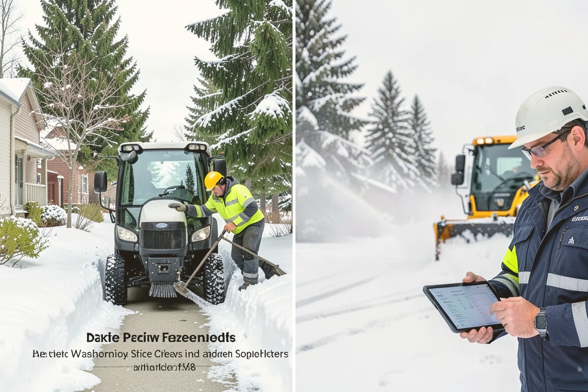 Eco-Friendly Deicing in Edmonds, Snohomish County, WA - Pretreat surfaces with brine to reduce total material