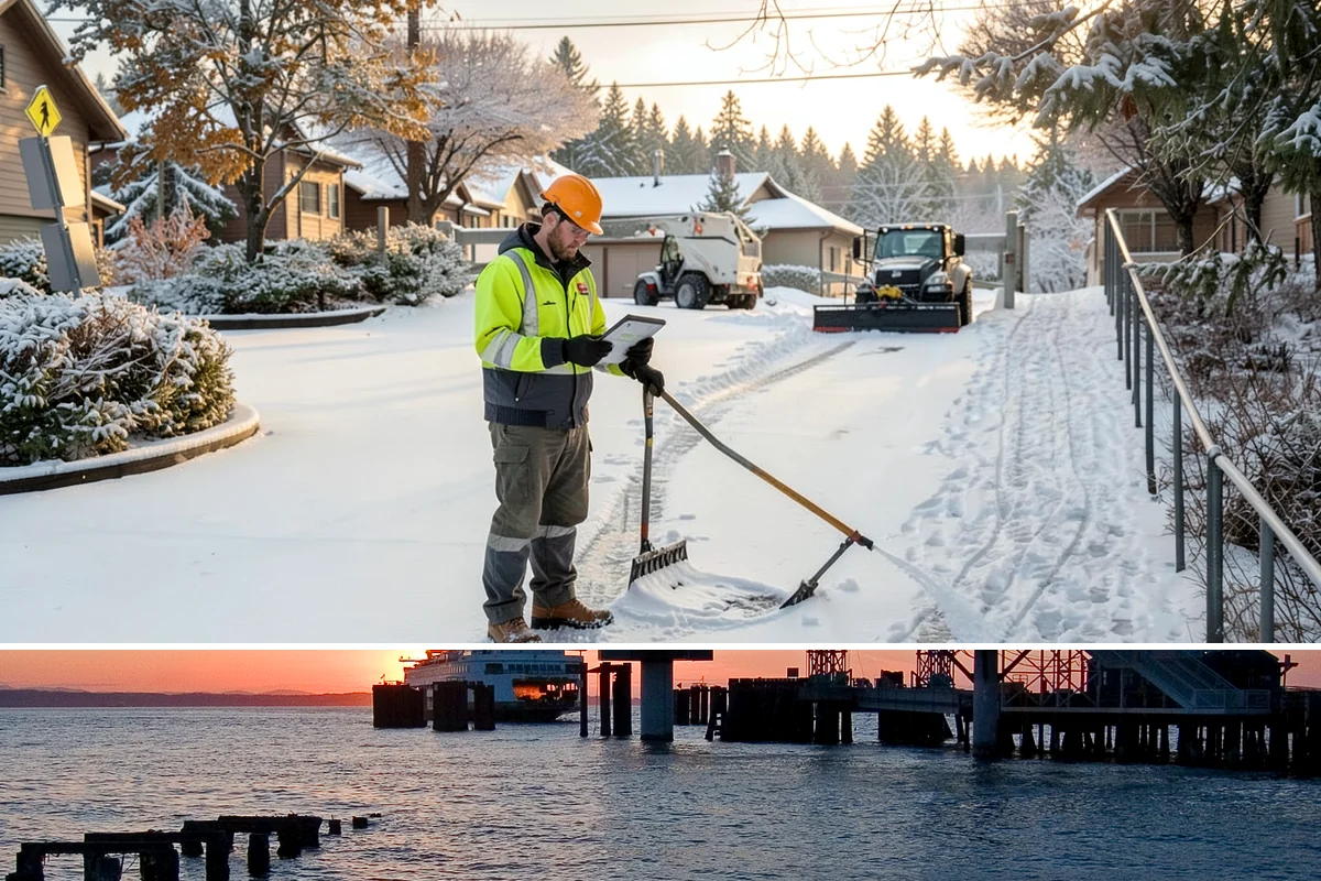 Eco-Friendly Deicing in Edmonds, Snohomish County, WA - Eco-friendly deicing is applied throughout the November-to-March season, with pretreatment scheduled ahead of each forecasted...