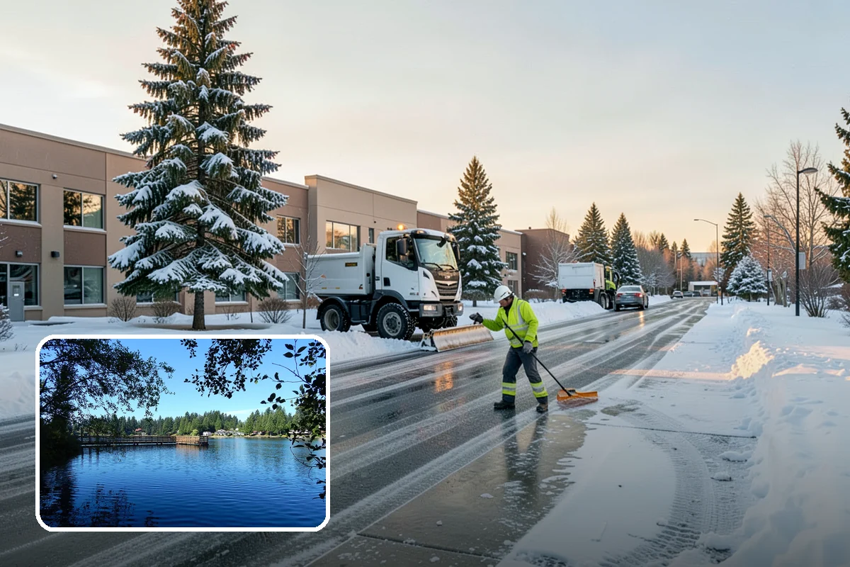 Eco-Friendly Deicing in Federal Way, King County, WA - Reduces chloride runoff to creeks and the Sound