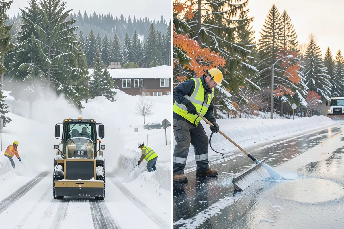 Eco-Friendly Deicing in Hamilton, Skagit County, WA - Pretreat surfaces with brine to reduce total material
