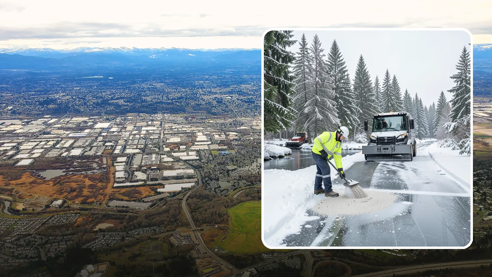Eco-Friendly Deicing in Kent, King County, WA - Eco-friendly deicing clears ice while minimizing runoff into the streams, wetlands, and Puget Sound waters that define our region.