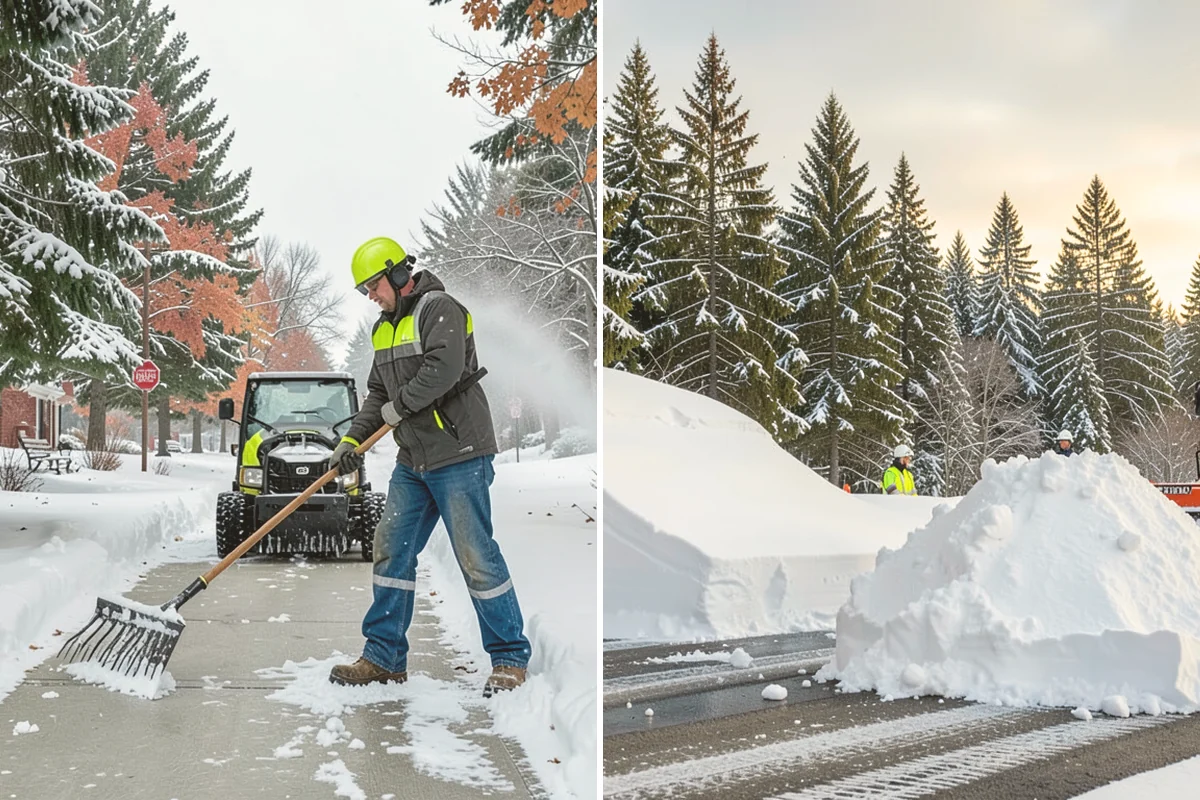 Eco-Friendly Deicing in Kirkland, King County, WA - Pretreat surfaces with brine to reduce total material