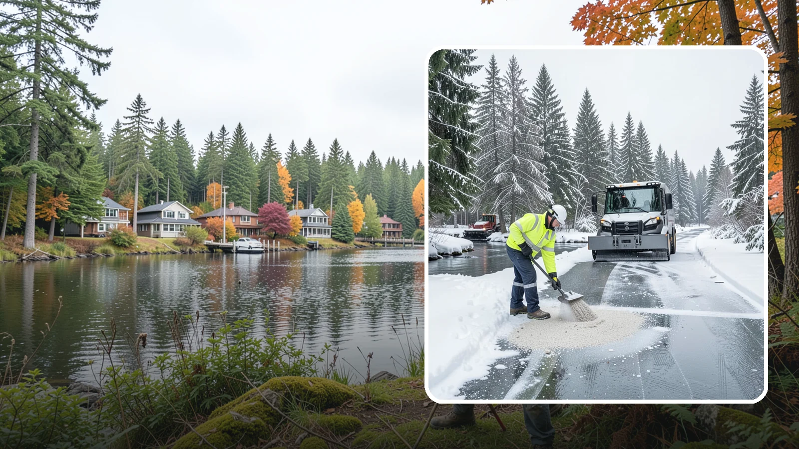 Eco-Friendly Deicing in La Conner, Skagit County, WA - Eco-friendly deicing clears ice while minimizing runoff into the streams, wetlands, and Puget Sound waters that define our region.