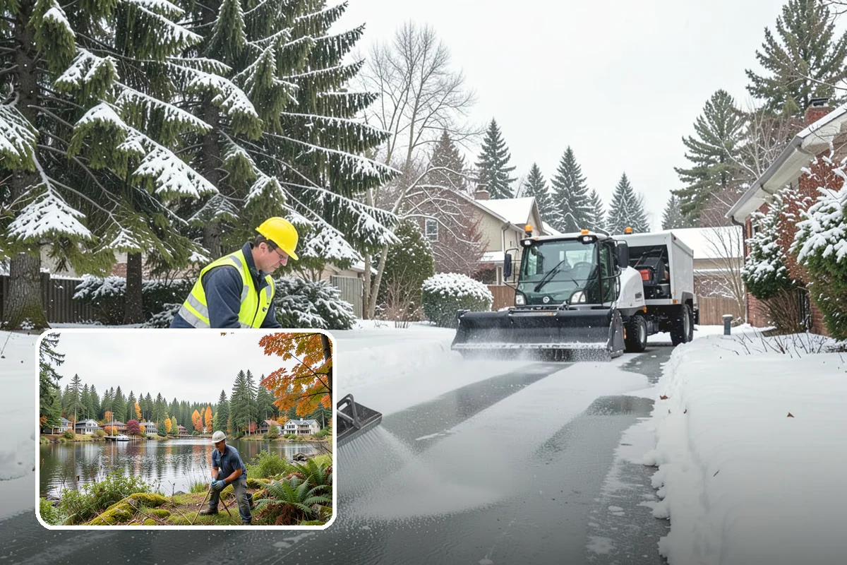 Eco-Friendly Deicing in La Conner, Skagit County, WA - Reduces chloride runoff to creeks and the Sound