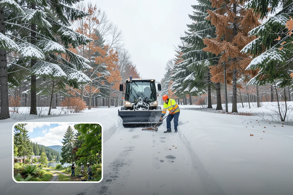 Eco-Friendly Deicing in Lake Forest Park, King County, WA - Reduces chloride runoff to creeks and the Sound