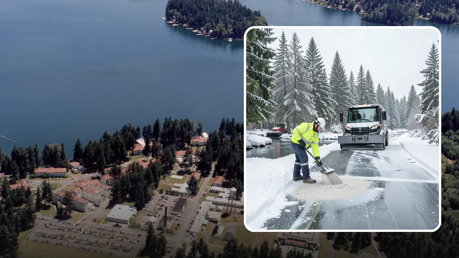Eco-Friendly Deicing in Lakewood, Pierce County, WA - Eco-friendly deicing clears ice while minimizing runoff into the streams, wetlands, and Puget Sound waters that define our region.