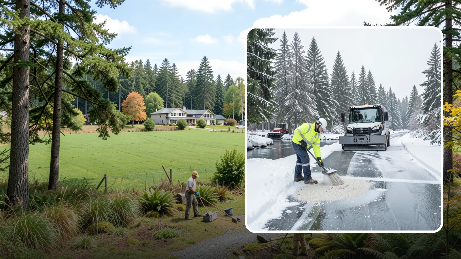 Eco-Friendly Deicing in Lyman, Skagit County, WA - Eco-friendly deicing clears ice while minimizing runoff into the streams, wetlands, and Puget Sound waters that define our region.