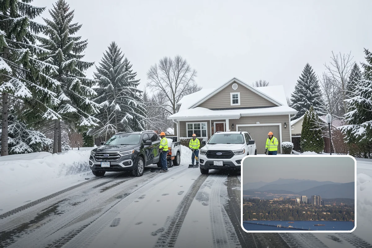 Eco-Friendly Deicing in Medina, King County, WA - Reduces chloride runoff to creeks and the Sound