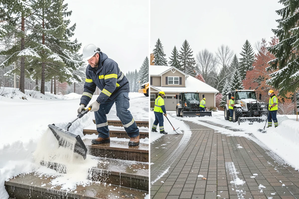Eco-Friendly Deicing in Mercer Island, King County, WA - Pretreat surfaces with brine to reduce total material