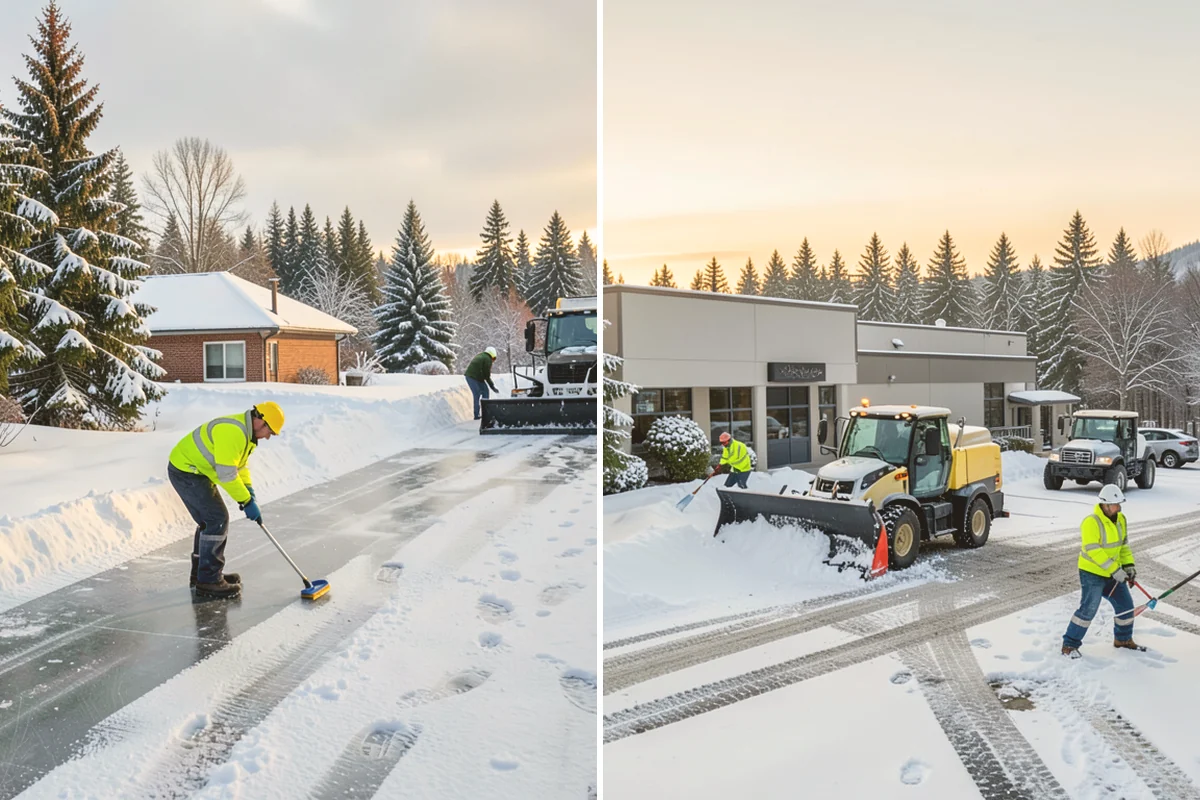 Eco-Friendly Deicing in Mount Vernon, Skagit County, WA - Pretreat surfaces with brine to reduce total material
