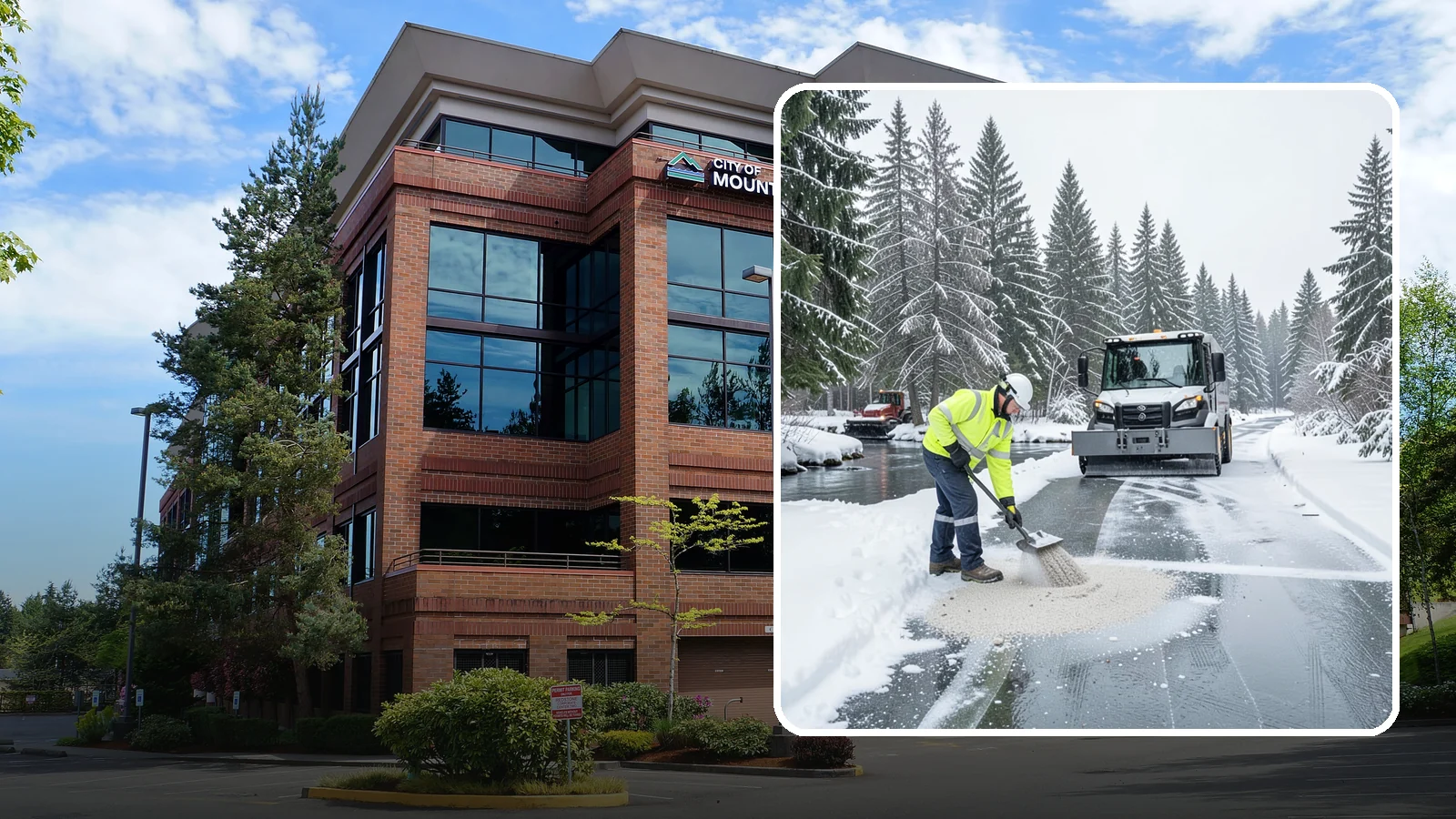 Eco-Friendly Deicing in Mountlake Terrace, Snohomish County, WA - Eco-friendly deicing clears ice while minimizing runoff into the streams, wetlands, and Puget Sound waters that define our region.