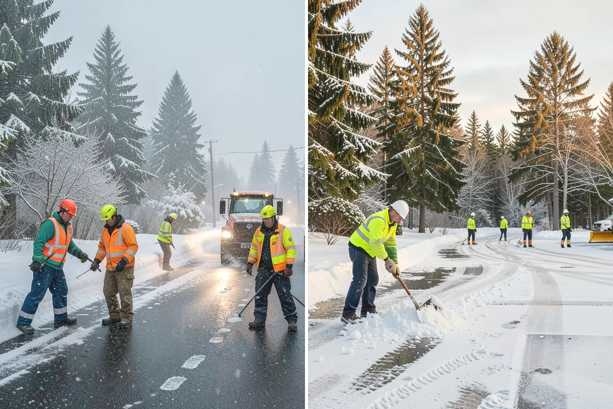 Eco-Friendly Deicing in Mukilteo, Snohomish County, WA - Pretreat surfaces with brine to reduce total material