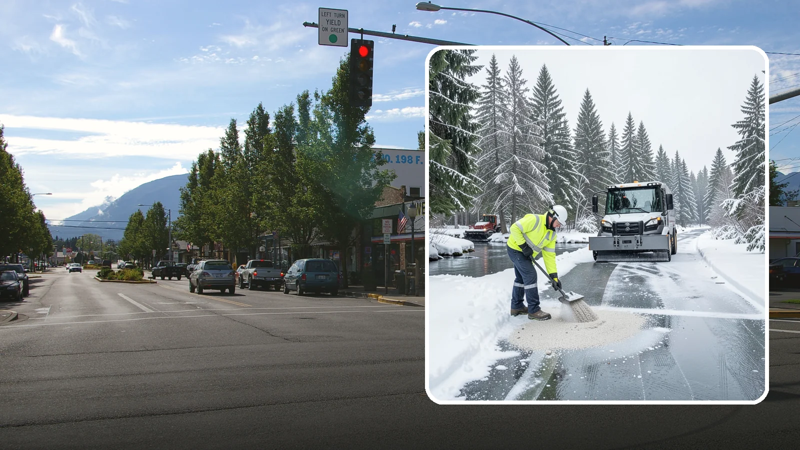 Eco-Friendly Deicing in North Bend, King County, WA - Eco-friendly deicing clears ice while minimizing runoff into the streams, wetlands, and Puget Sound waters that define our region.