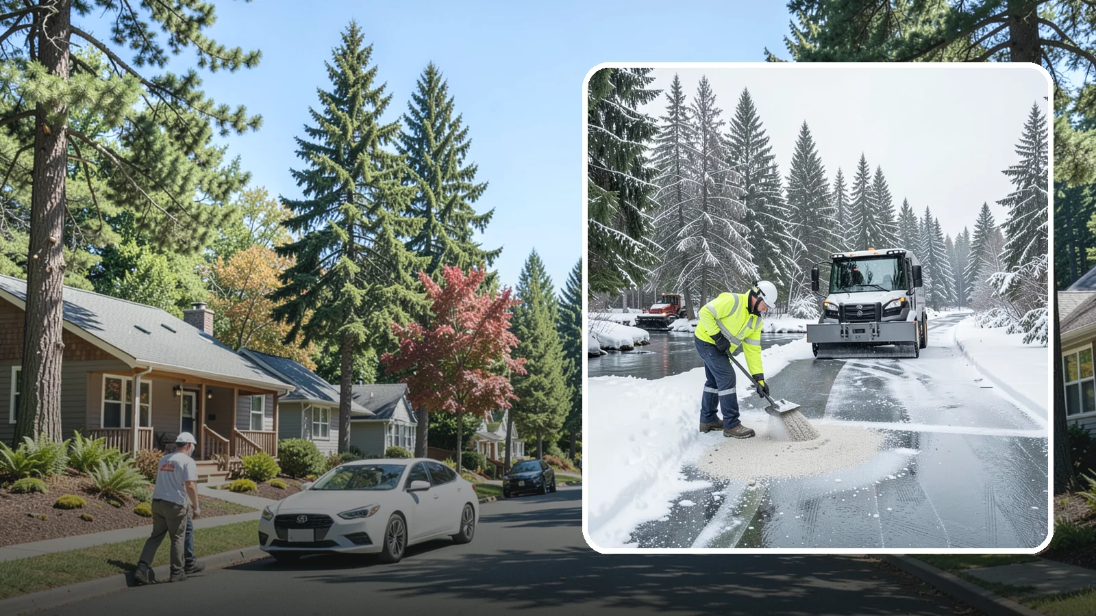 Eco-Friendly Deicing in Orting, Pierce County, WA - Eco-friendly deicing clears ice while minimizing runoff into the streams, wetlands, and Puget Sound waters that define our region.