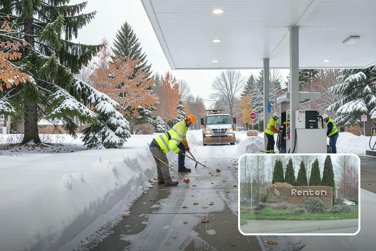 Eco-Friendly Deicing in Renton, King County, WA - Reduces chloride runoff to creeks and the Sound