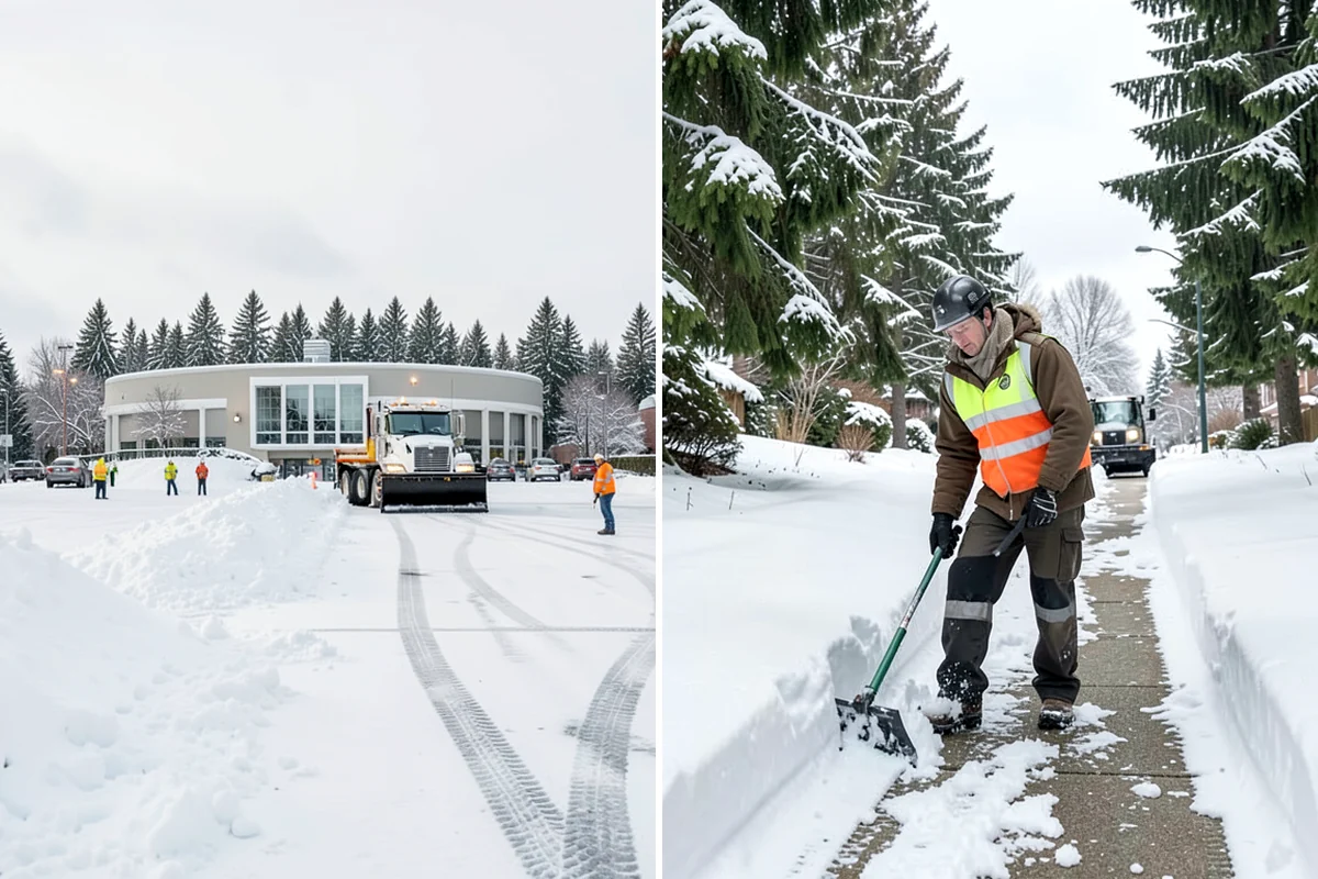 Eco-Friendly Deicing in SeaTac, King County, WA - Pretreat surfaces with brine to reduce total material