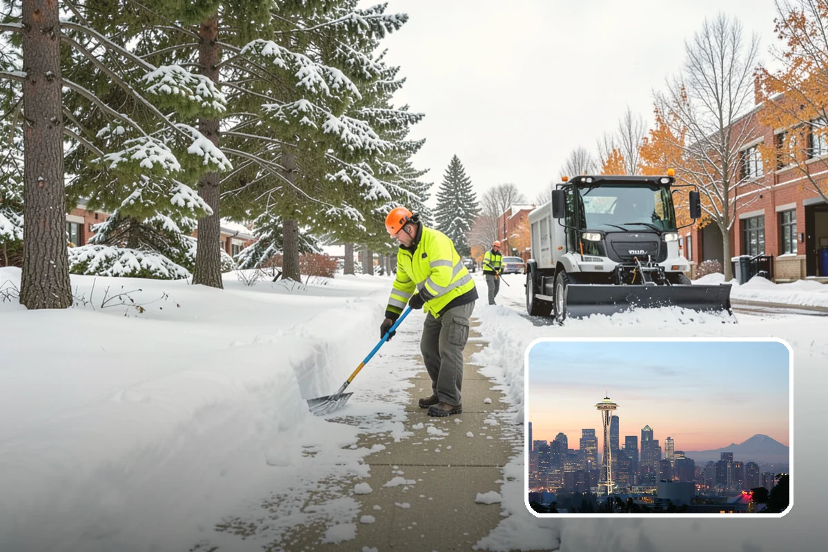 Eco-Friendly Deicing in Seattle, King County, WA - Reduces chloride runoff to creeks and the Sound