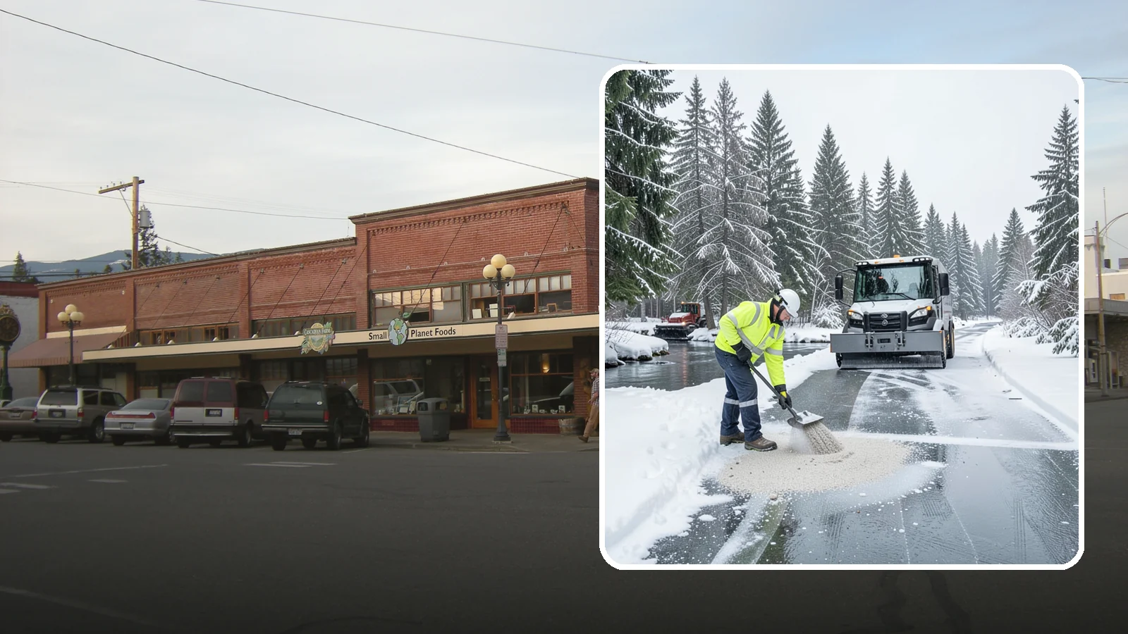 Eco-Friendly Deicing in Sedro-Woolley, Skagit County, WA - Eco-friendly deicing clears ice while minimizing runoff into the streams, wetlands, and Puget Sound waters that define our region.