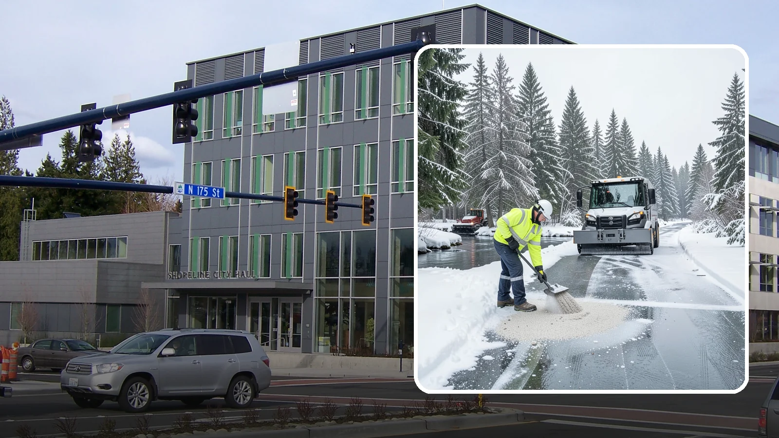 Eco-Friendly Deicing in Shoreline, King County, WA - Eco-friendly deicing clears ice while minimizing runoff into the streams, wetlands, and Puget Sound waters that define our region.