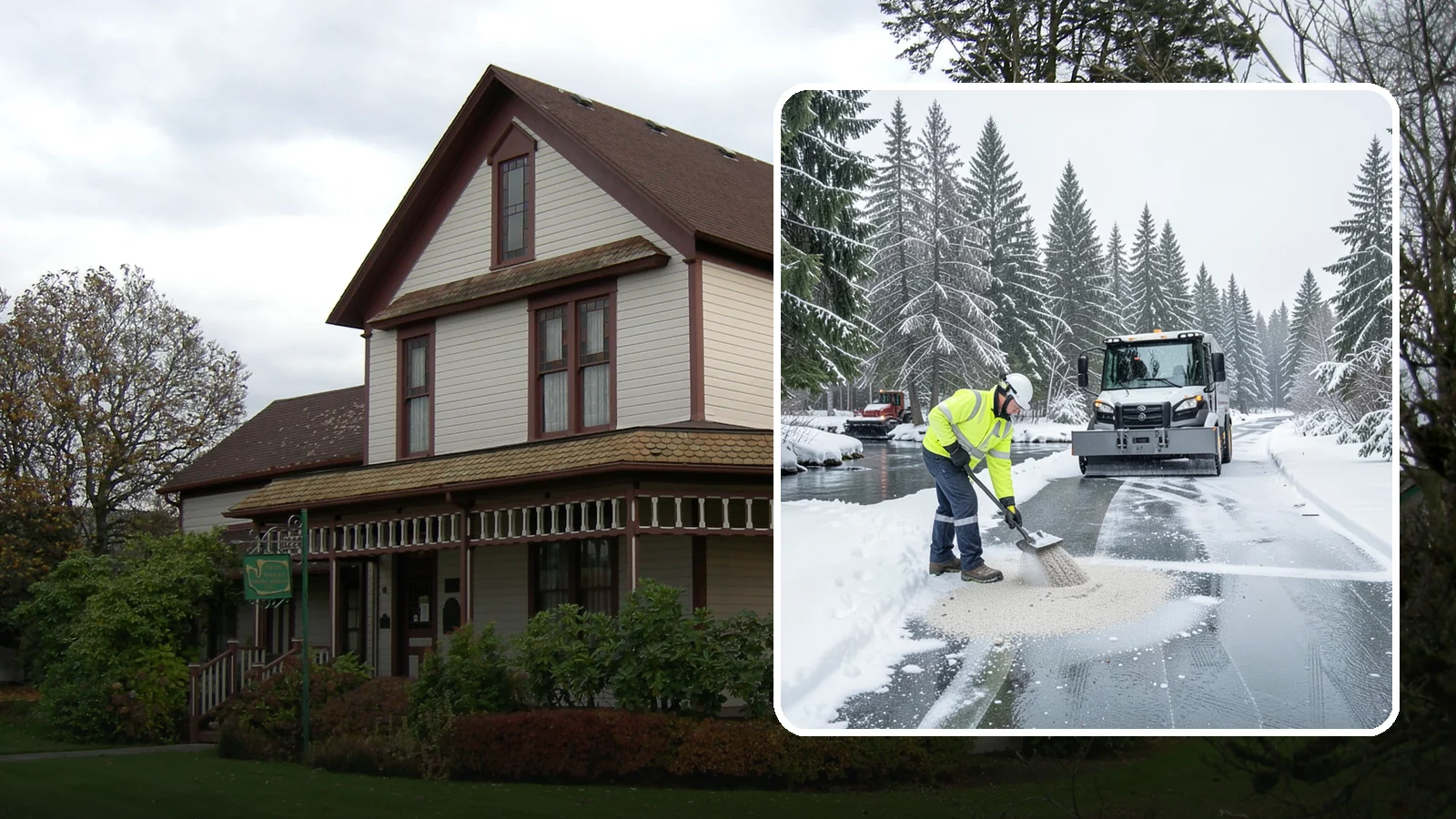 Eco-Friendly Deicing in Sumner, Pierce County, WA - Eco-friendly deicing clears ice while minimizing runoff into the streams, wetlands, and Puget Sound waters that define our region.