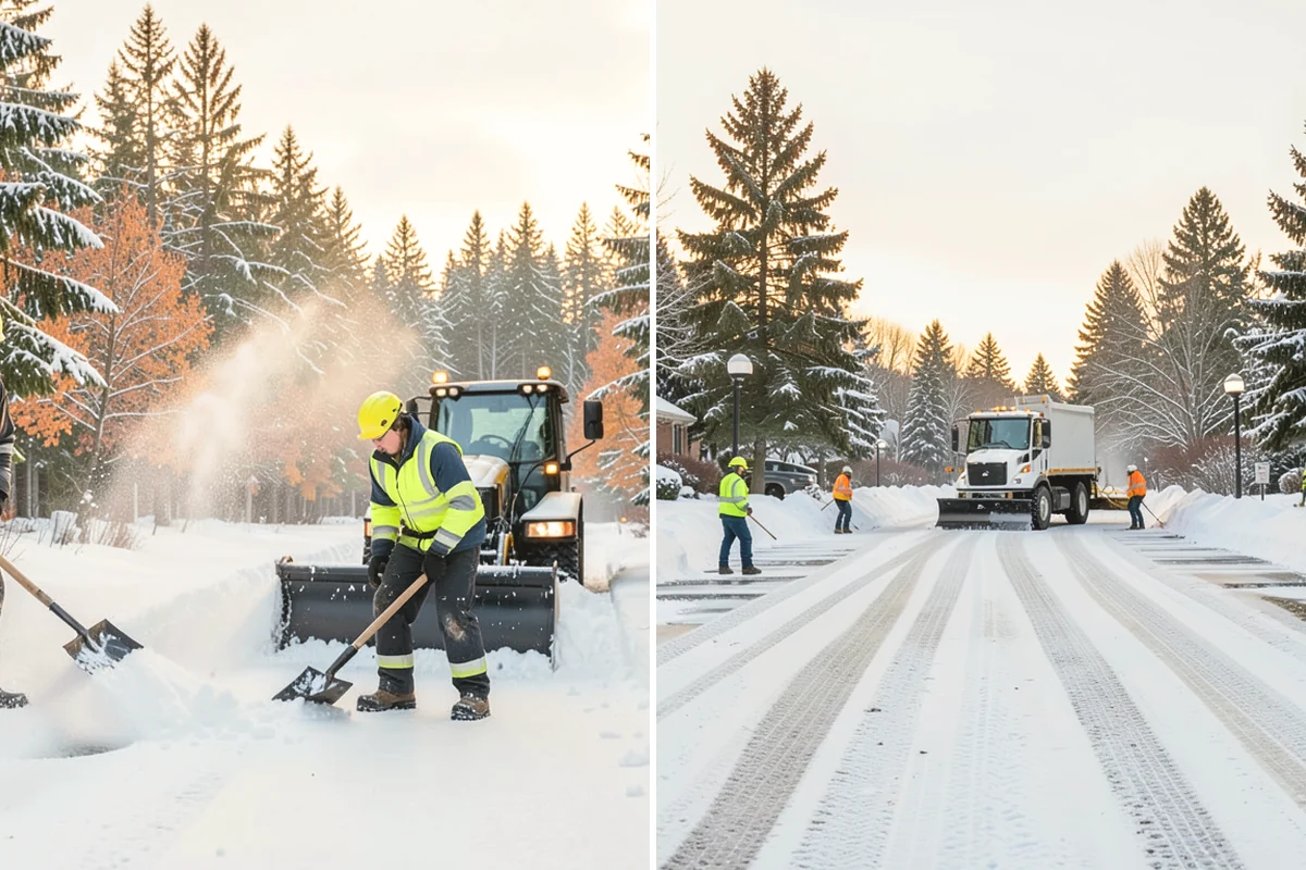 Eco-Friendly Deicing in University Place, Pierce County, WA - Pretreat surfaces with brine to reduce total material