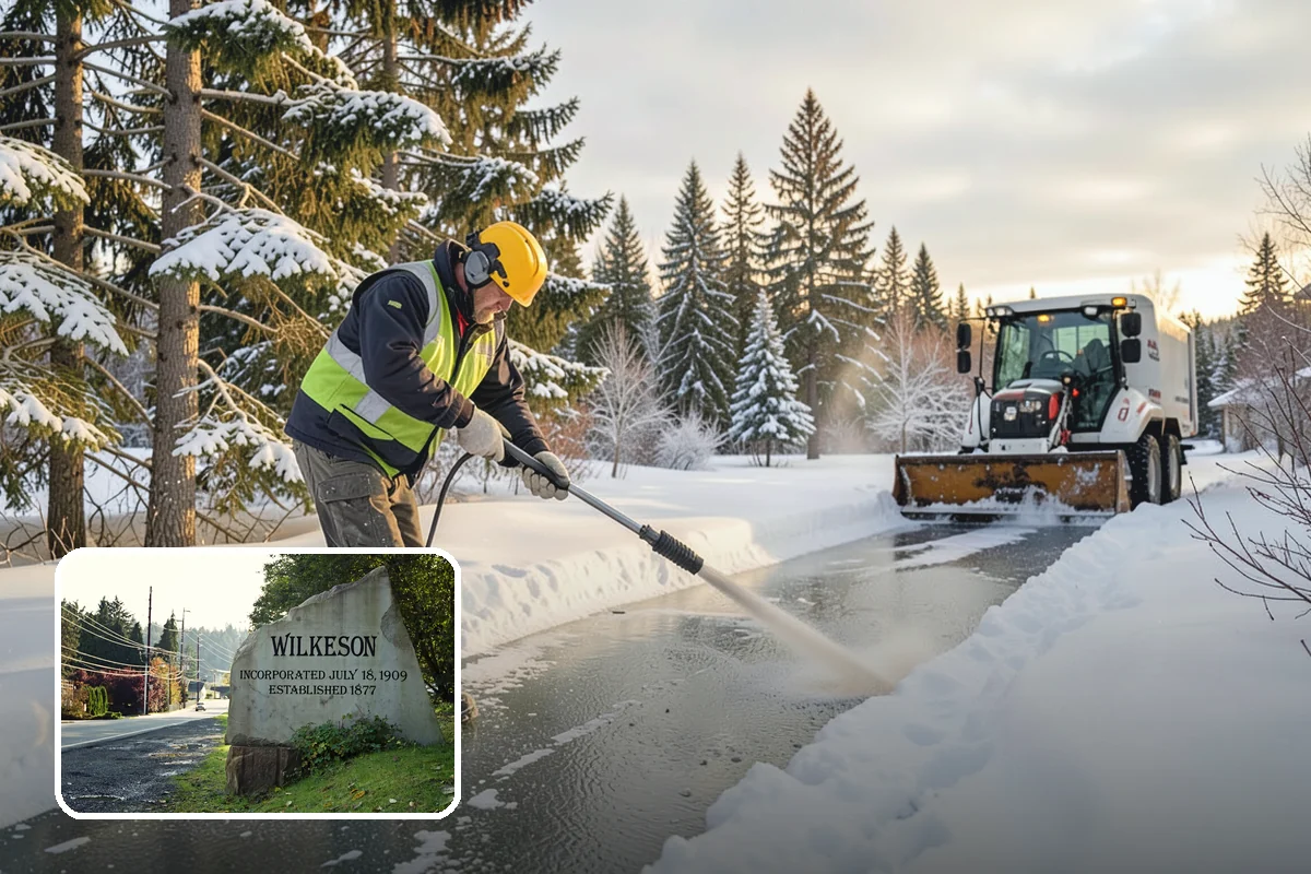 Eco-Friendly Deicing in Wilkeson, Pierce County, WA - Reduces chloride runoff to creeks and the Sound