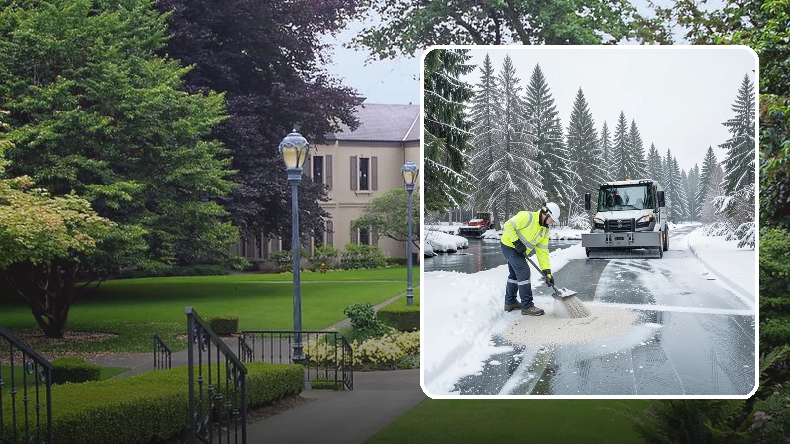 Eco-Friendly Deicing in Woodinville, King County, WA - Eco-friendly deicing clears ice while minimizing runoff into the streams, wetlands, and Puget Sound waters that define our region.