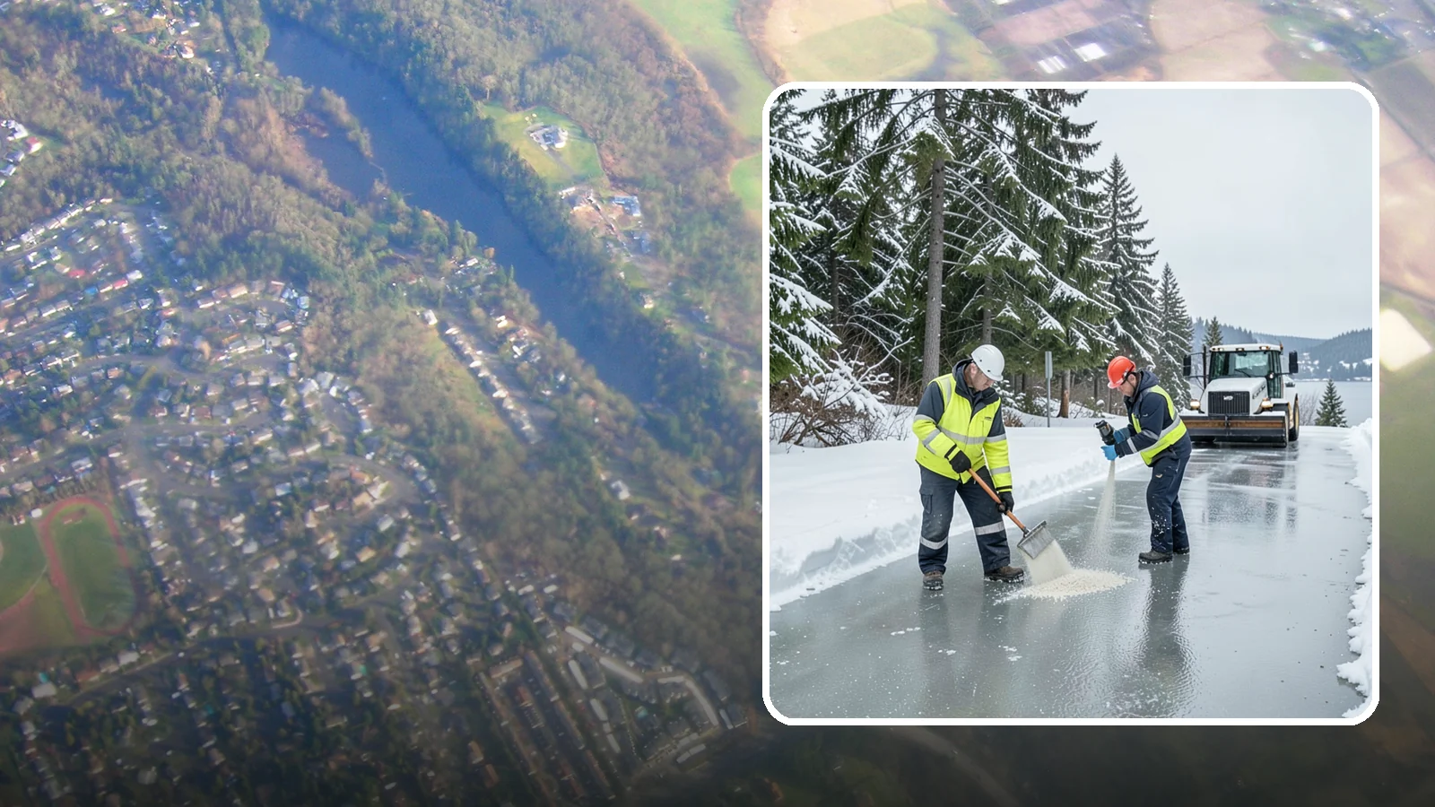 Eco-Friendly Ice Melt in Algona, King County, WA - Eco-friendly ice melt uses lower-impact deicers that protect Puget Sound waterways, soil, and native plantings.