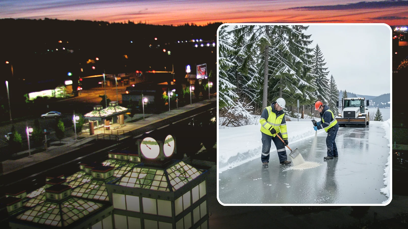 Eco-Friendly Ice Melt in Auburn, King County, WA - Eco-friendly ice melt uses lower-impact deicers that protect Puget Sound waterways, soil, and native plantings.