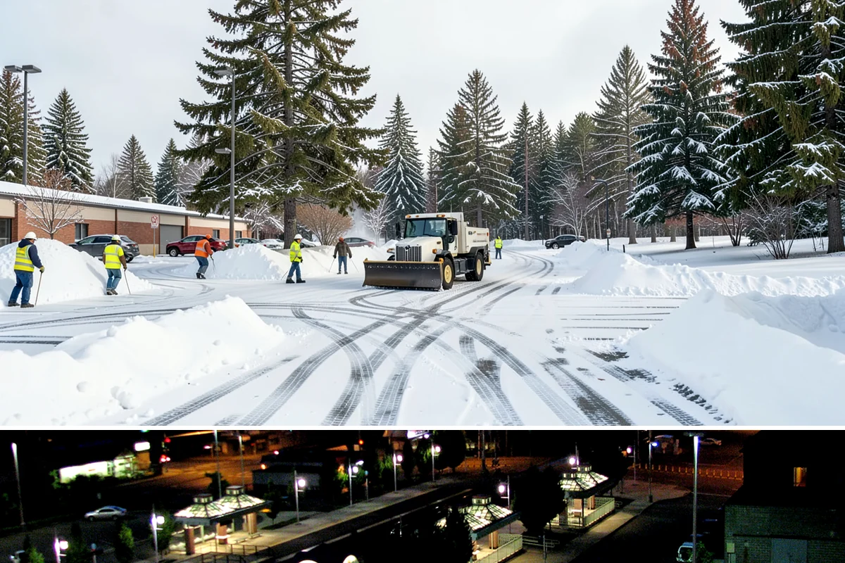 Eco-Friendly Ice Melt in Auburn, King County, WA - Eco-friendly ice melt is applied throughout the winter on environmentally sensitive properties whenever ice threatens.