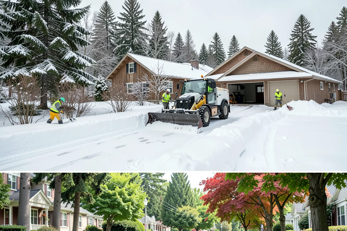 Eco-Friendly Ice Melt in Beaux Arts Village, King County, WA - Eco-friendly ice melt is applied throughout the winter on environmentally sensitive properties whenever ice threatens.