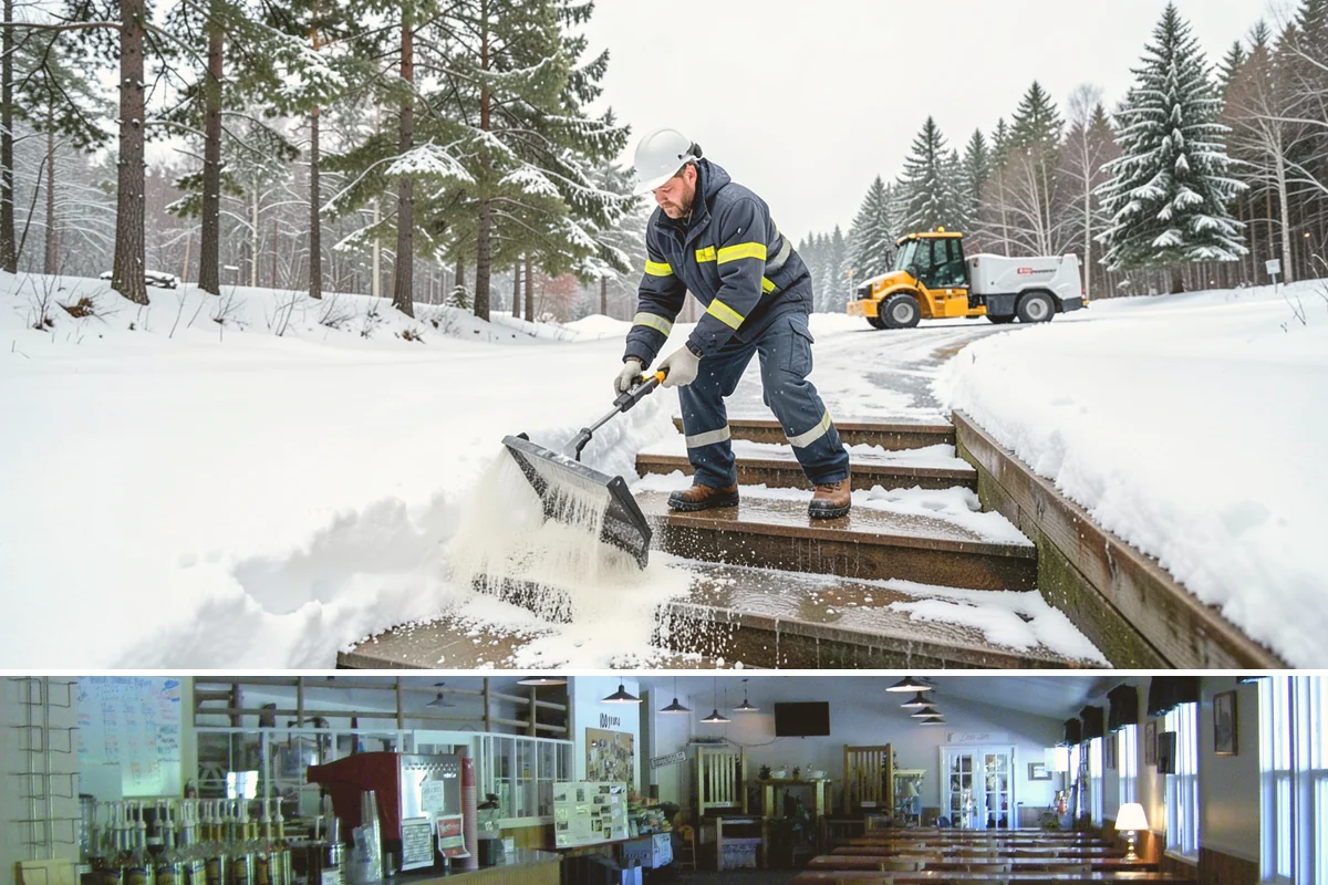 Eco-Friendly Ice Melt in Black Diamond, King County, WA - Eco-friendly ice melt is applied throughout the winter on environmentally sensitive properties whenever ice threatens.