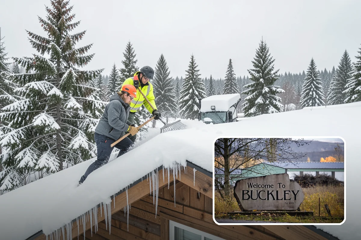 Eco-Friendly Ice Melt in Buckley, Pierce County, WA - Lower chloride load protects salmon streams and shellfish beds