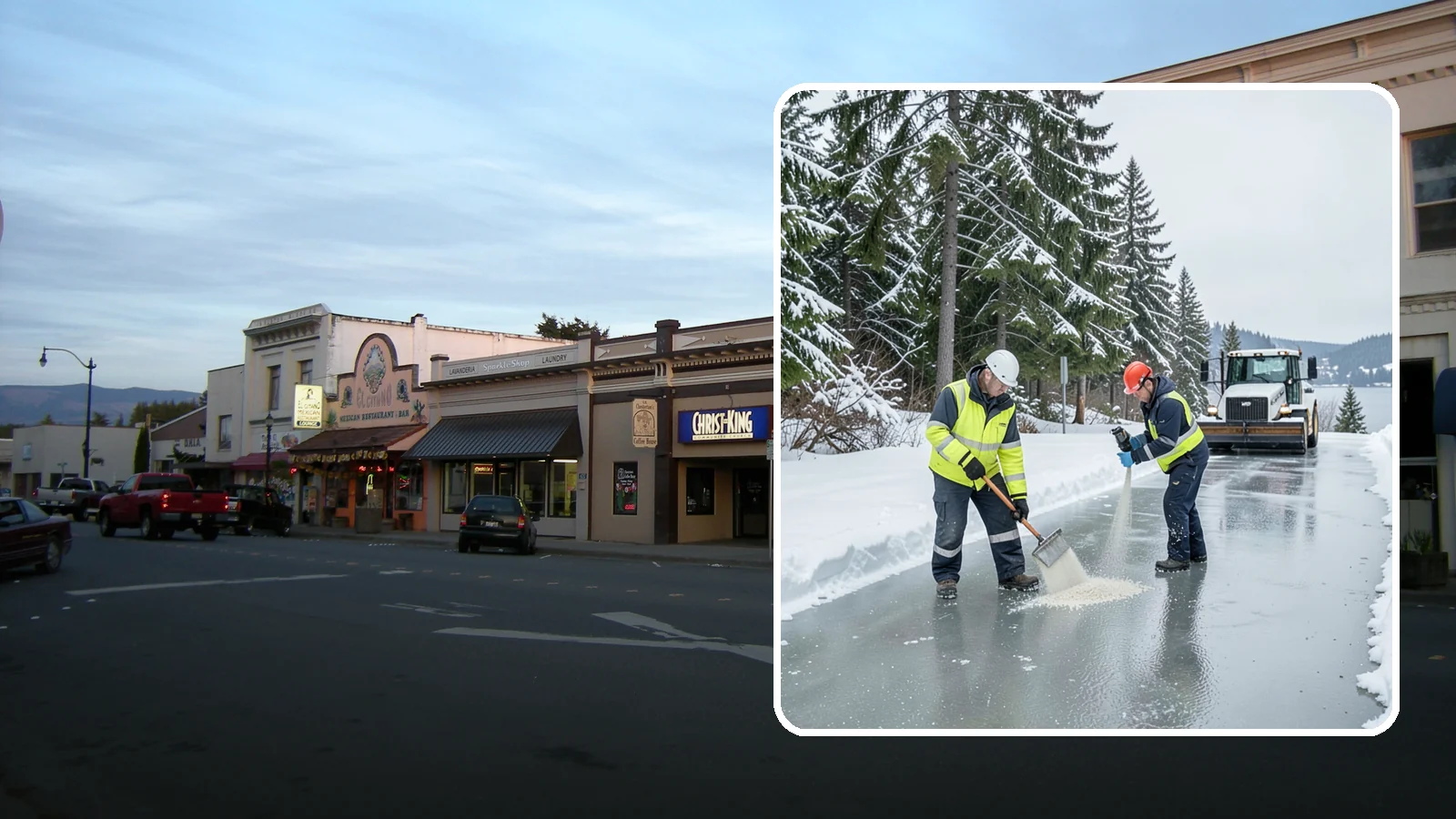 Eco-Friendly Ice Melt in Burlington, Skagit County, WA - Eco-friendly ice melt uses lower-impact deicers that protect Puget Sound waterways, soil, and native plantings.