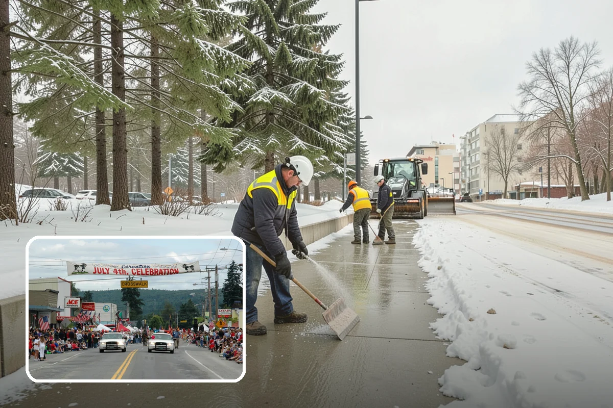 Eco-Friendly Ice Melt in Carnation, King County, WA - Lower chloride load protects salmon streams and shellfish beds