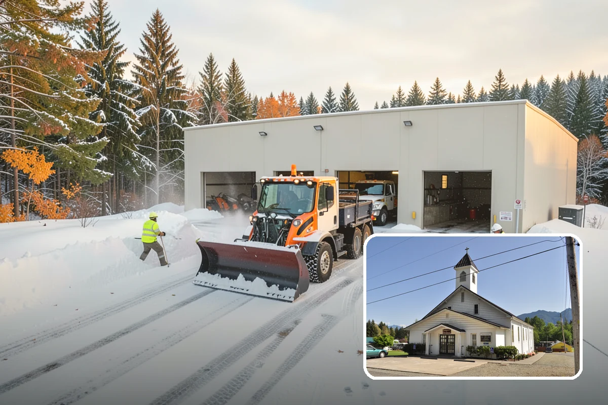 Eco-Friendly Ice Melt in Concrete, Skagit County, WA - Lower chloride load protects salmon streams and shellfish beds