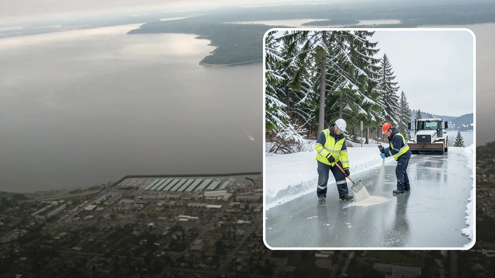 Eco-Friendly Ice Melt in Des Moines, King County, WA - Eco-friendly ice melt uses lower-impact deicers that protect Puget Sound waterways, soil, and native plantings.