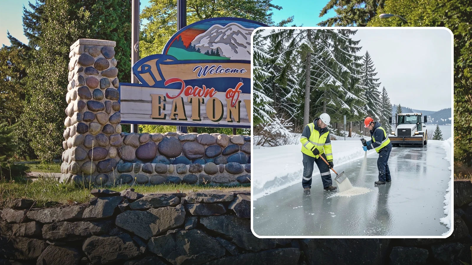Eco-Friendly Ice Melt in Eatonville, Pierce County, WA - Eco-friendly ice melt uses lower-impact deicers that protect Puget Sound waterways, soil, and native plantings.