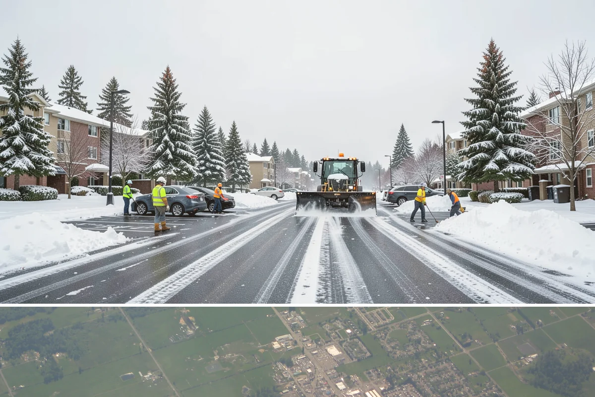 Eco-Friendly Ice Melt in Enumclaw, King County, WA - Eco-friendly ice melt is applied throughout the winter on environmentally sensitive properties whenever ice threatens.