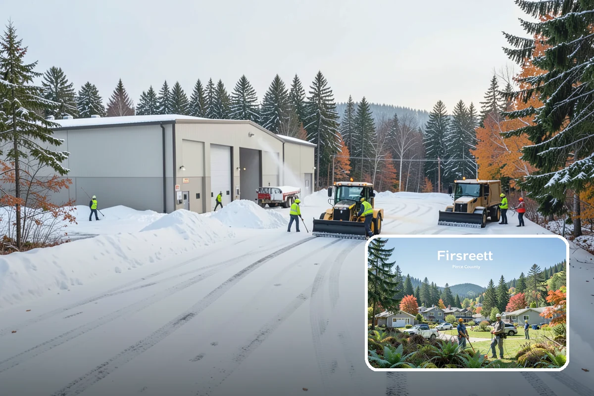 Eco-Friendly Ice Melt in Fircrest, Pierce County, WA - Lower chloride load protects salmon streams and shellfish beds