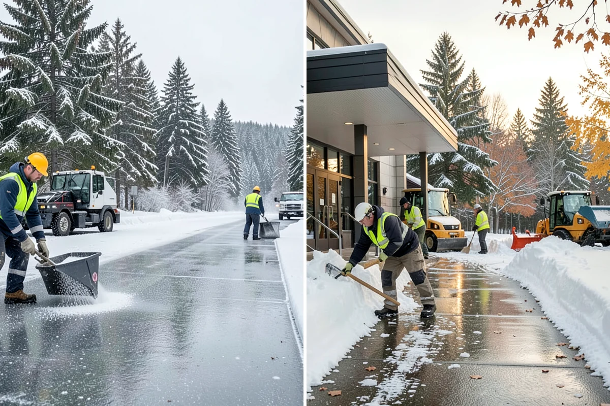 Eco-Friendly Ice Melt in Fircrest, Pierce County, WA - Review the property's environmental goals and nearby waterways