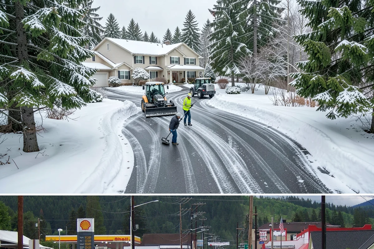 Eco-Friendly Ice Melt in Granite Falls, Snohomish County, WA - Eco-friendly ice melt is applied throughout the winter on environmentally sensitive properties whenever ice threatens.